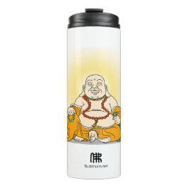Laghing Maitreya Buddha Tumbler Thermosbecher