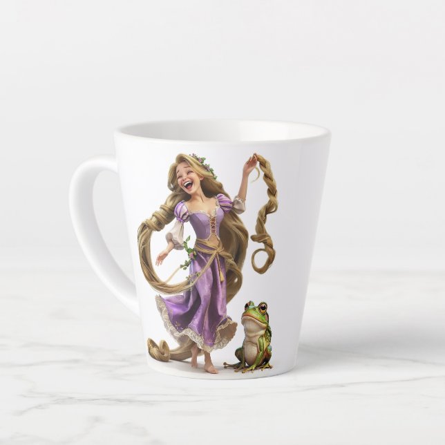Laghing Rapunzel Milchtasse (Linke Ecke)