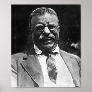 Laghing Theodore Roosevelt Foto Poster