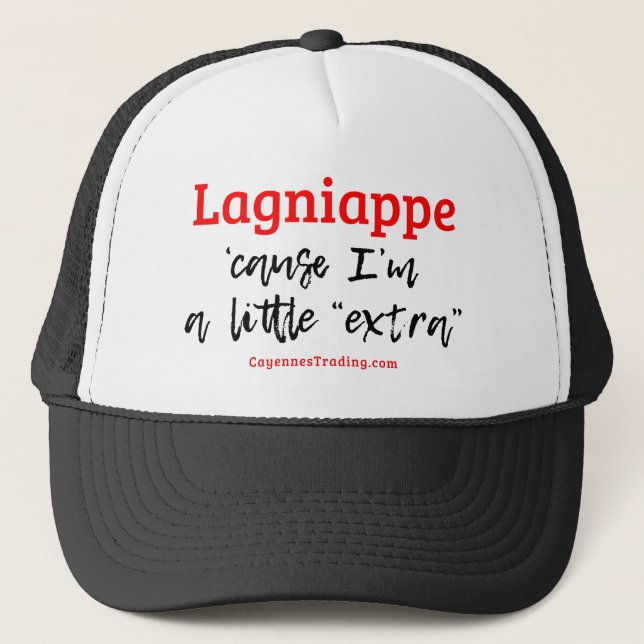 Lagniappe Truckerkappe (Vorderseite)