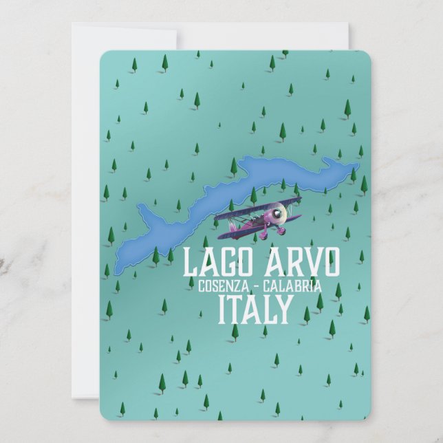 Lago arvo Reiseplan Italien (Vorderseite)