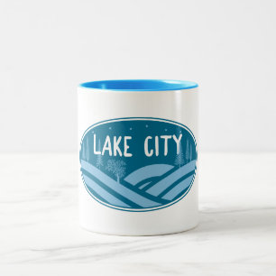 Lago City Colorado Außenbereich Zweifarbige Tasse