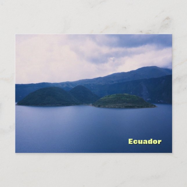 Lago Cuicocha Postkarte (Vorderseite)