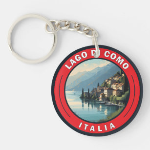 Lago di Como Italien Abzeichen Schlüsselanhänger