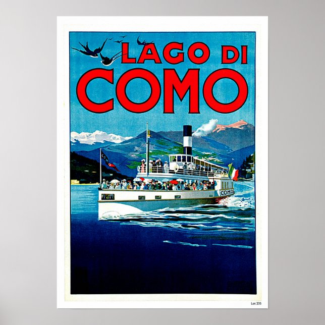 Lago di Como Lago Maggiore Poster (Vorne)