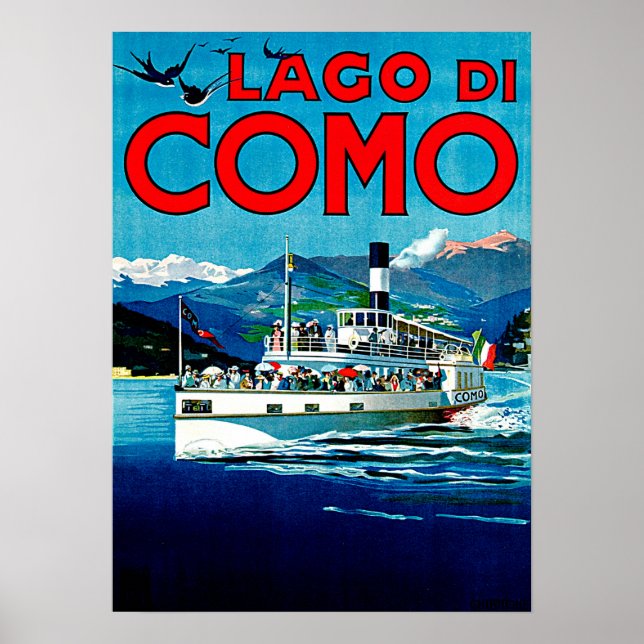 Lago di Como Lago Maggiore Poster (Vorne)