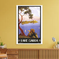 Lago di Garda, Gardasee, Italien Reisen Vintage, L