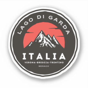Lago di garda - Seen Garda Nationalparkprojekt des Aufkleber
