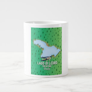 Lago di Ledro Terento Italien. Jumbo-Tasse