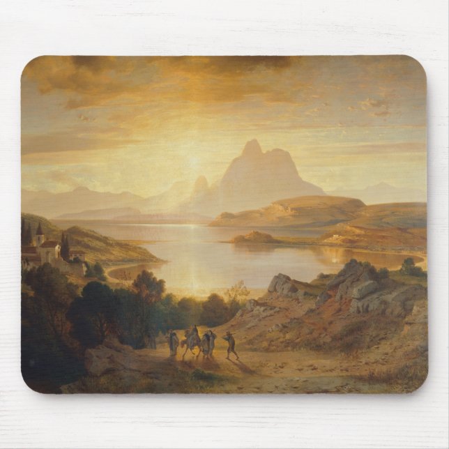 Lago di Lugano - Albert Zimmermann Mousepad (Vorne)
