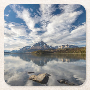 Lago Gray. Cordillera del Paine 1 Rechteckiger Pappuntersetzer