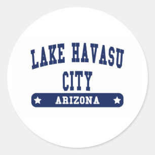 Lago Havasu City Arizona Uni Style T-Shirts Runder Aufkleber