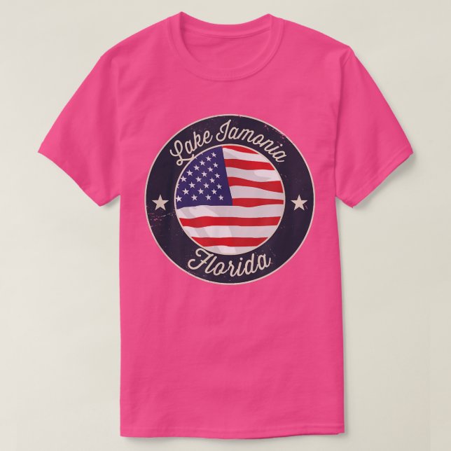 Lago Iamonia - Patriotic Florida Souvenir T - Shir T-Shirt (Design vorne)