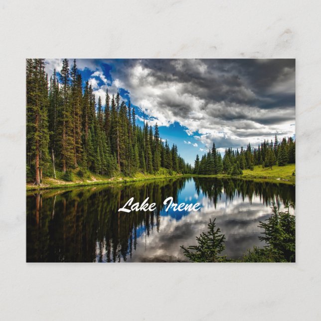 Lago Irene, Colorado Postcard Postkarte (Vorderseite)