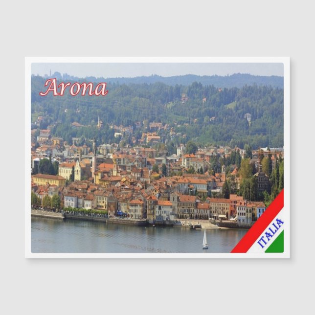 Lago Maggiore - Arona Magnetkarte (Vorderseite)