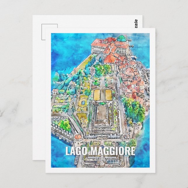 Lago Maggiore Italien Fantastische Bergwelten Postkarte (Vorne/Hinten)