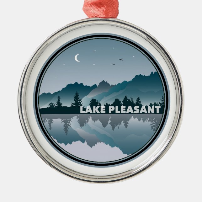Lago Maggiore Ornament Aus Metall (Vorne)