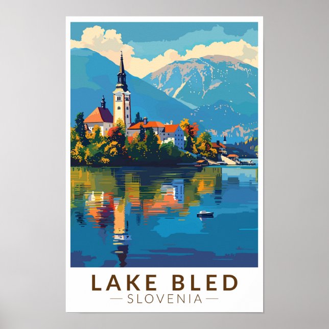 Lago Maggiore - Slowenien Vintage Poster (Vorne)