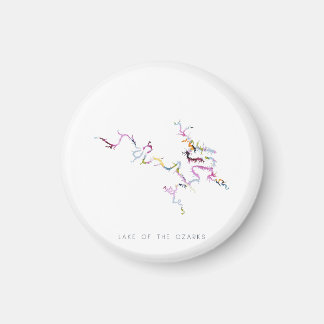 Lago of the Ozarks Minimalistische Silhouette Magn Magnet
