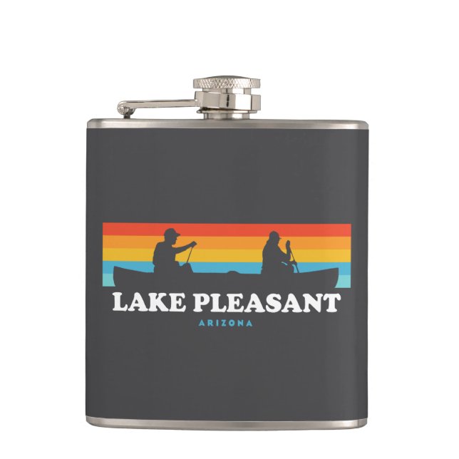 Lago Pleasant Arizona Kanu Flachmann (Vorderseite)