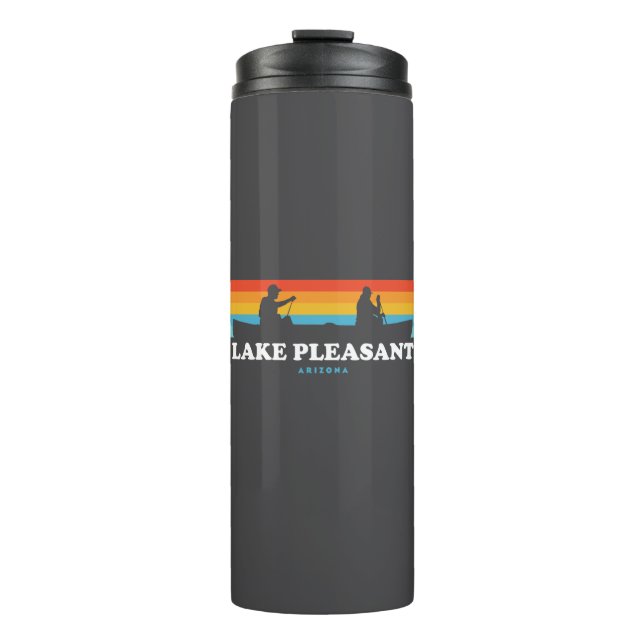 Lago Pleasant Arizona Kanu Thermosbecher (Vorderseite)