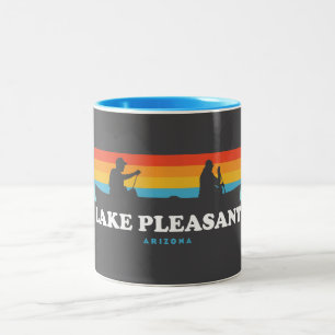 Lago Pleasant Arizona Kanu Zweifarbige Tasse