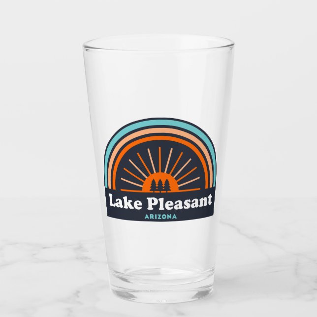 Lago Pleasant Arizona Rainbow Glas (Vorderseite)