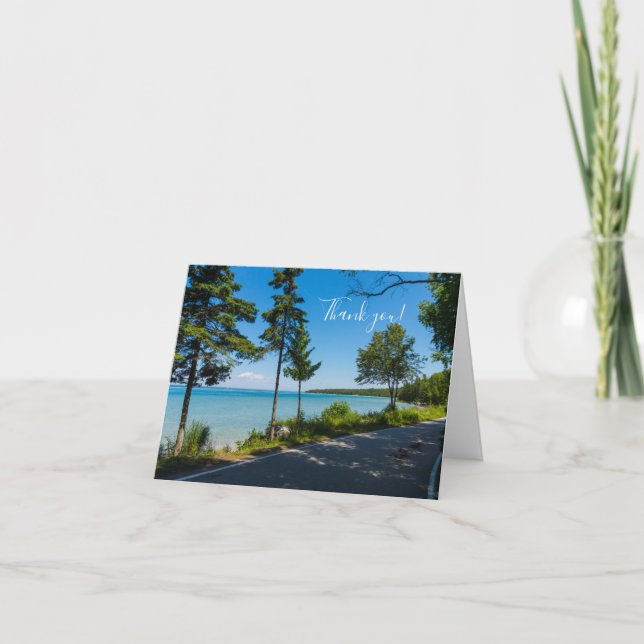 Lago Shore Drive Paradise Danke Karte (Vorderseite)