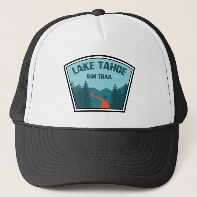 Lago Tahoe Rim Trail Truckerkappe (Vorderseite)