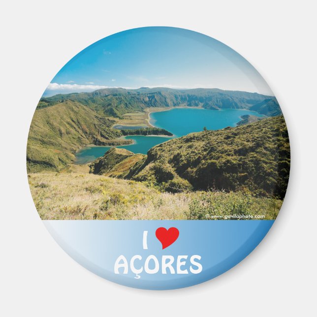 Lagoa do Fogo, Azoren Magnet (Vorne)