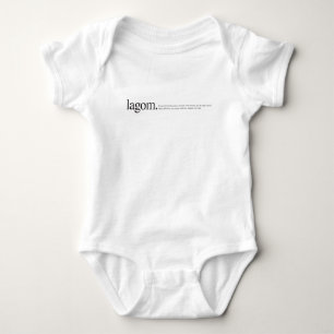 Lagom Definition Baby Bodysuit Strampler