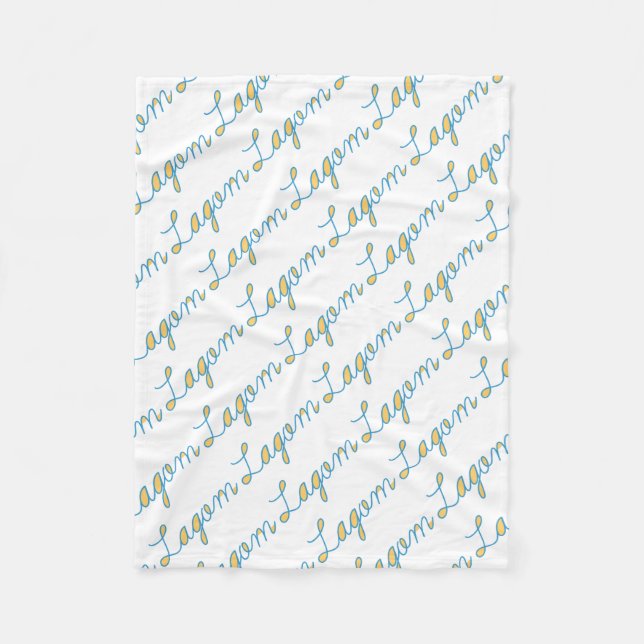 Lagom Fleecedecke (Vorderseite)