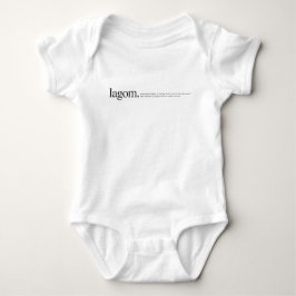 Lagom Meaning Baby Strampler