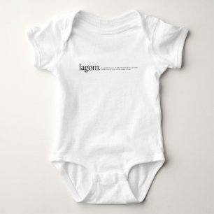 Lagom Meaning Baby Strampler