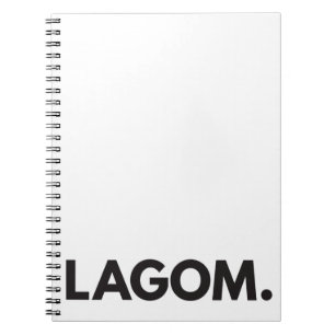 LAGOM. Notizbuch Notizblock