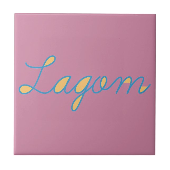 Lagom Schweden Fliese (Vorderseite)