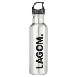 LAGOM. Wasserflasche aus Edelstahl Edelstahlflasche