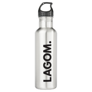 LAGOM. Wasserflasche aus Edelstahl Edelstahlflasche