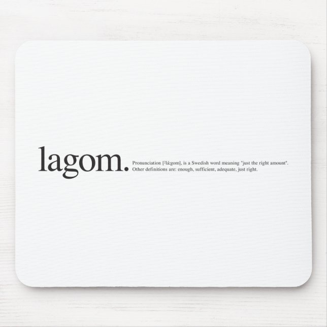 LagomWiki Mousepad (Vorne)