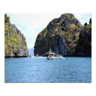 Lagoon bei El Nido Palawan 20"X16" Foto Print