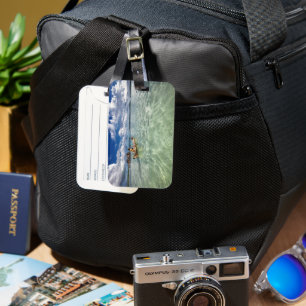 Lagoon Dug Out Canoe Padding Luggage Tag Gepäckanhänger