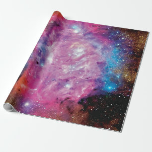 Lagoon-Emissionsnebel Interstellare Cloud-Foto Geschenkpapier