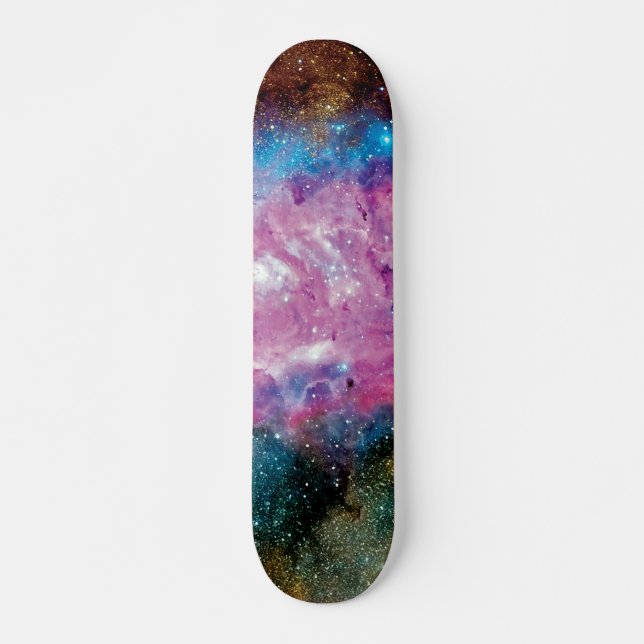 Lagoon-Emissionsnebel Interstellare Cloud-Foto Skateboard (Vorne)