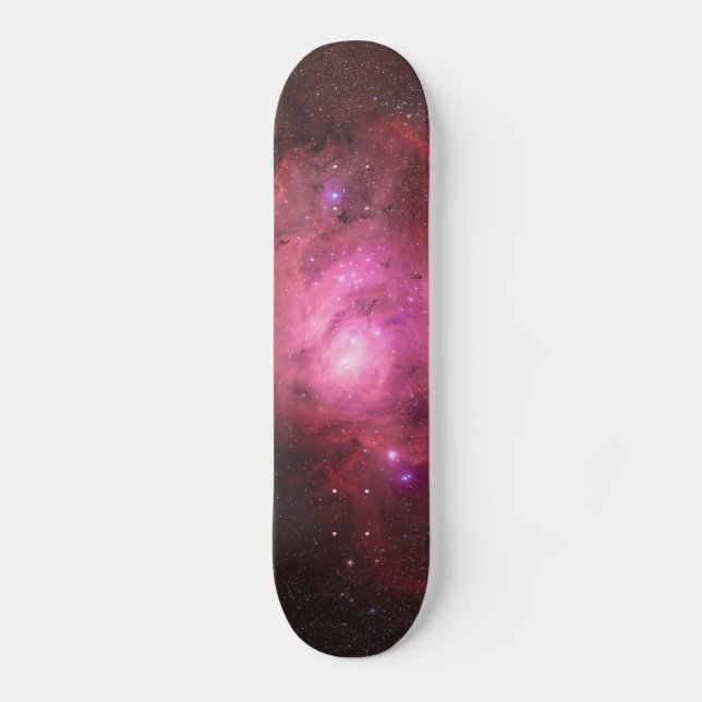 Lagoon Nebula - unser atemberaubendes Universum Skateboard (Vorderseite)