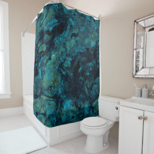 Lagoon Stone Abstrakt Duschvorhang