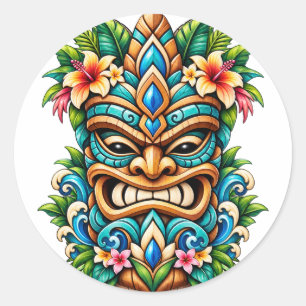 Lagoon Vine Tiki Aufkleber