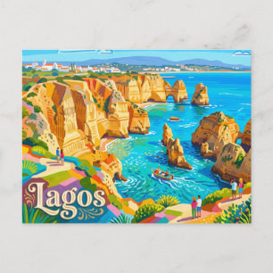 Lagos, Algarve Portugal Postkarte