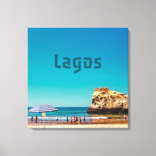 Lagos Beach Leinwanddruck (Vorderseite)
