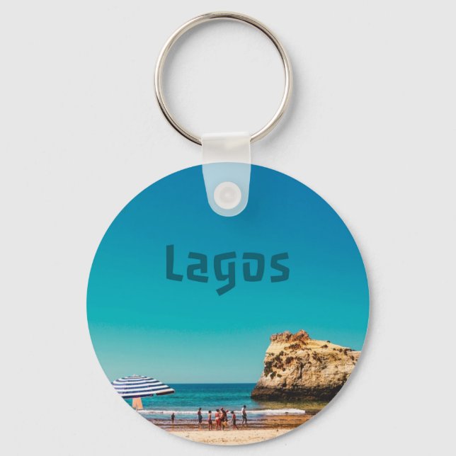 Lagos Beach Schlüsselanhänger (Vorderseite)