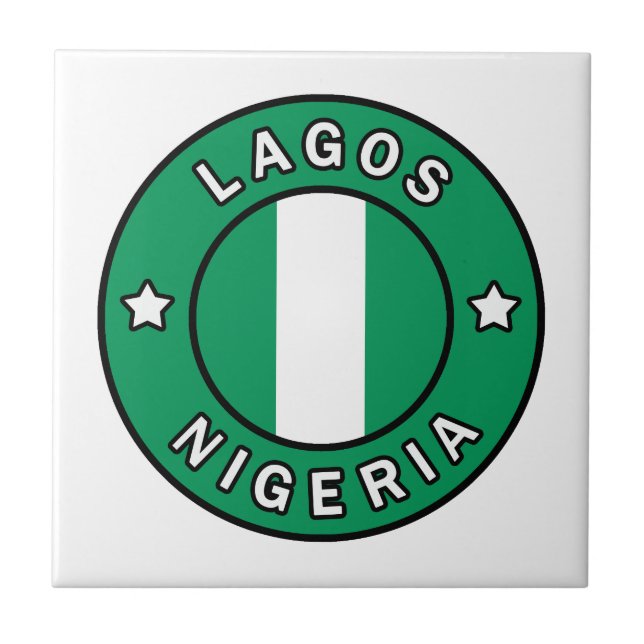 Lagos Nigeria Fliese (Vorderseite)